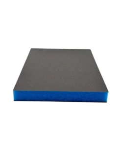 Éponge abrasive, double face, bleu, x100 - Dialann
