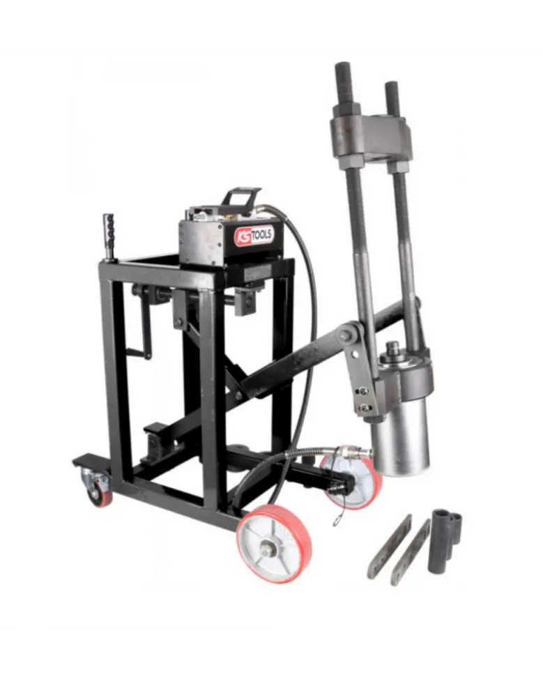 Presse à pivot, 75 T avec kit de douilles (460.3620) - KS TOOLS