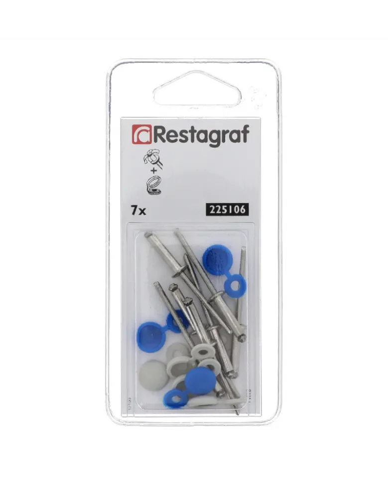 Rivet épanoui, cache rivet, 4x16mm, 7pcs - Restagraf