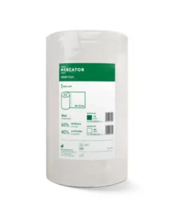 Rouleau nettoyant professionnel, blanc, 44m, 122 feuilles – Mercator