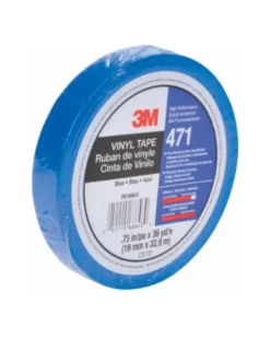 Ruban adhésif​, vinyle, bleu, 12mm x 32m - 3M
