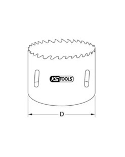 Scie à cloche, Ø37 mm (129.5037) - KSTOOLS