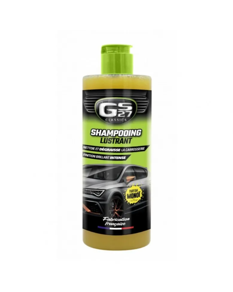 Shampoing lustrant voiture, parfum Monoï, 500 ml - GS27