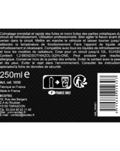 Stop fuite radiateur, voiture, 250ml - ECOTEC