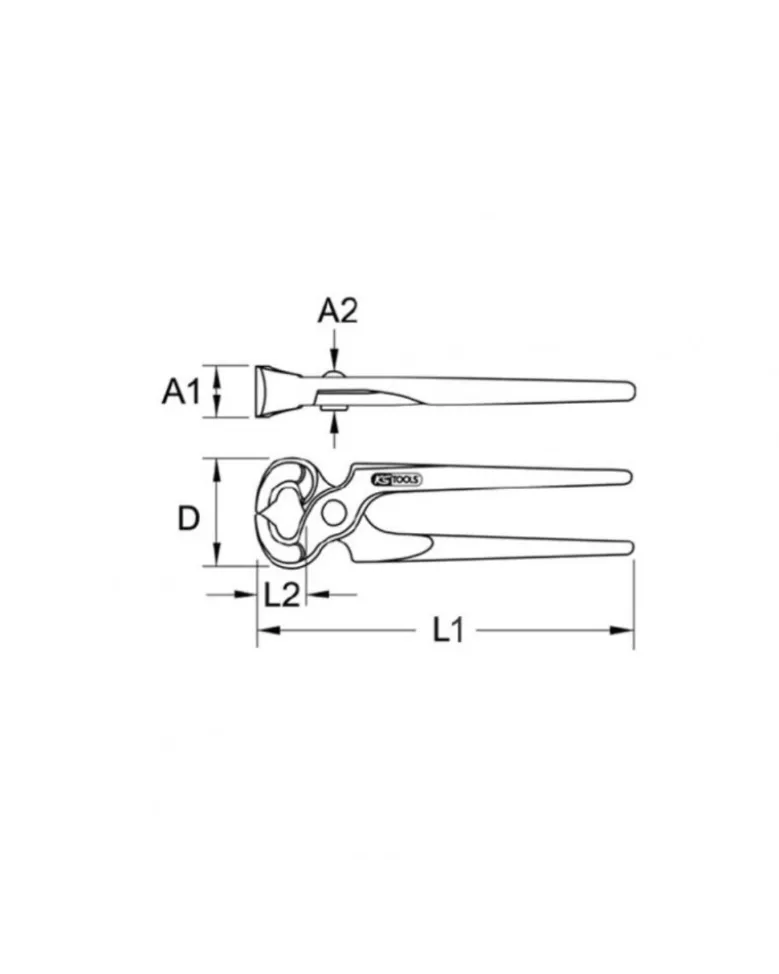 Tenaille russe, 10”, L.250 mm - Kstools