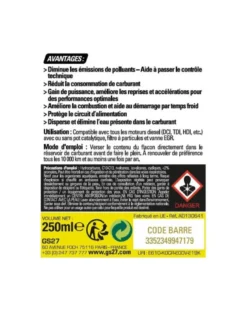 Traitement carburant anti-fumée diesel 250ml - GS27