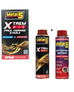 Traitement huile moteur​, pack nettoyage et protection, XTREM Oil - METAL 5