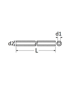 Tuyau lave glace, 1m80, ø3.5 mm - Restagraf