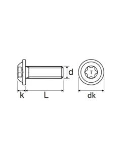 Vis cblx, tête large, M6-1.00 x 20 mm, 15pcs - Restagraf