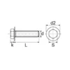 Vis tête H, M6-1.00 x 20 mm, 12pcs - Restagraf